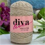 Diva Cotton Lurex  Beige-Gold Sim 2305