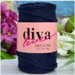 Diva Cotton Lurex  Navy Blue-Blue Sim 2112
