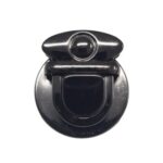 Κούμπωμα Τσάντας 3x2.5cm Μαύρο Μικρο 80