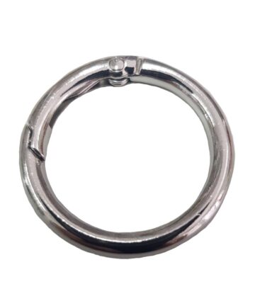 Κρίκος με Μηχανισμό 2.5cm Ασημένιο  (Τεμάχιο) 58