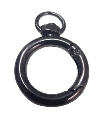 Κρίκος Ανοιγόμενος Με Ουρά Μαύρος 2.5cm (Τεμάχιο) 72