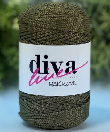 Diva Makrame 3mm Green 192