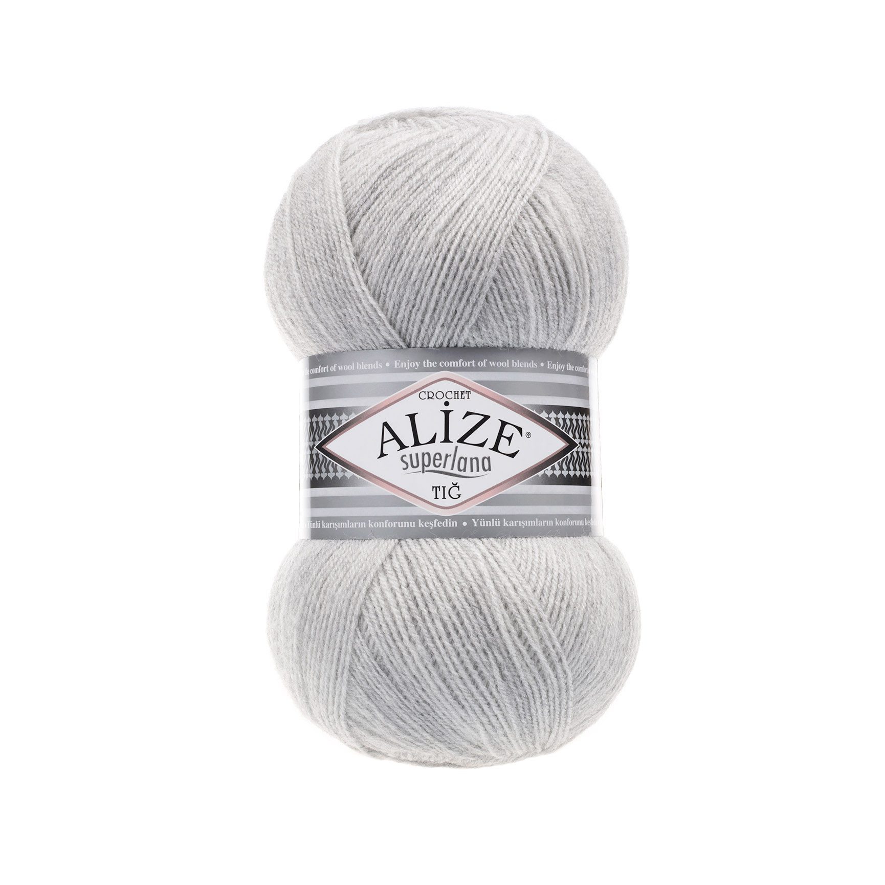 Superlana Tig Light Grey Melange 208