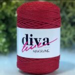 Diva Makrame 3mm Red 105
