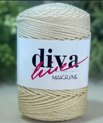 Diva Makrame 3mm Cream 18