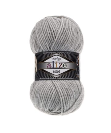 Midi Light Grey Melange 208