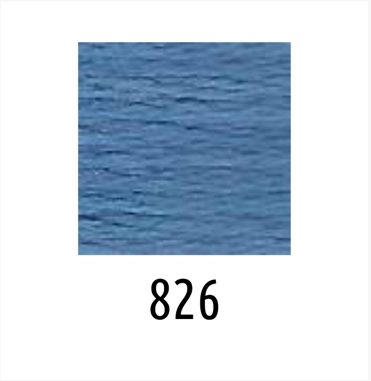 DMC κλωστή κεντήματος 826