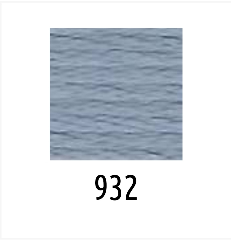 DMC κλωστή κεντήματος 932