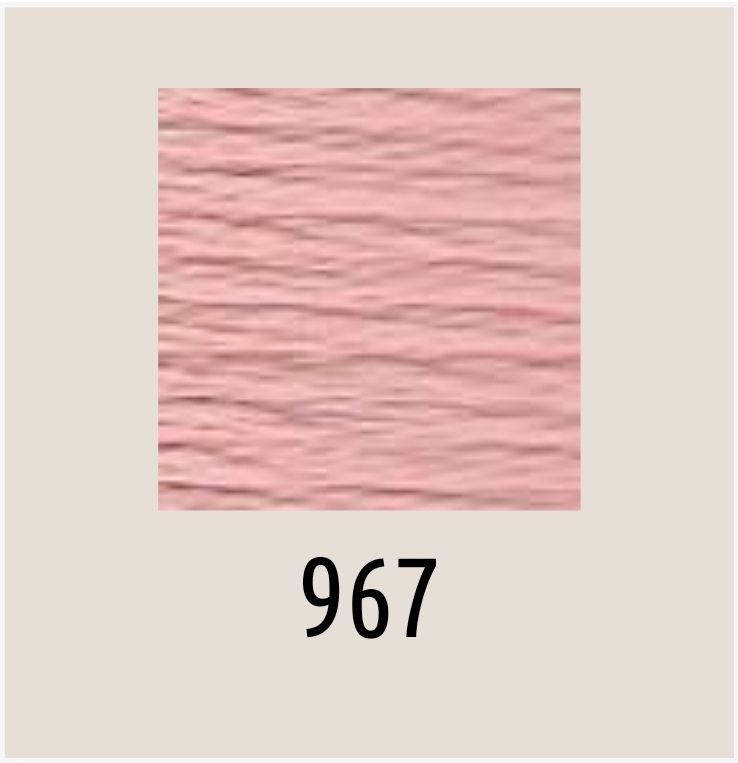 DMC κλωστή κεντήματος 967