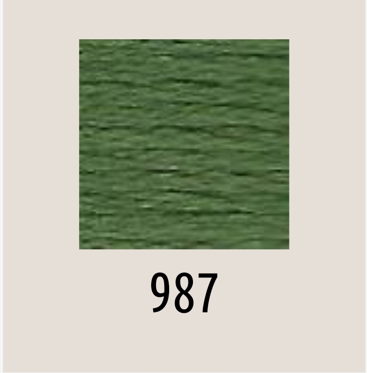 DMC κλωστή κεντήματος 987