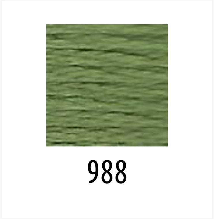 DMC κλωστή κεντήματος 988