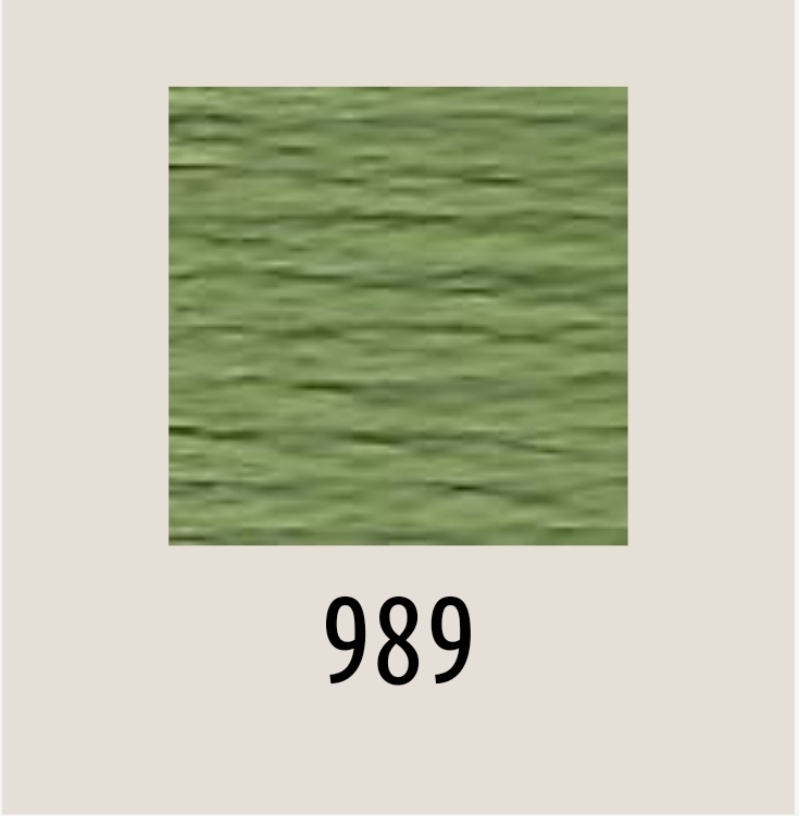 DMC κλωστή κεντήματος 989