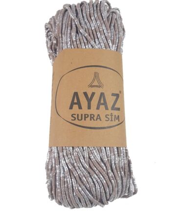 Supra Lurex Κερωμένο 4mm Μπεζ-Ασημί 1257 - 101