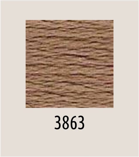 DMC κλωστή κεντήματος 3863