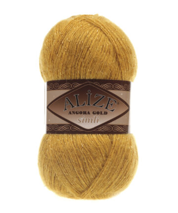 Angora Gold Simli Mustard 02