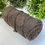 Cotton Twist Rope Macrame 3mm Brown 169