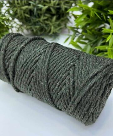 Cotton Twist Rope Macrame 3mm Khaki 1979