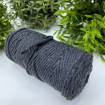 Cotton Twist Rope Macrame 3mm Anthracite 2108
