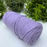 Cotton Twist Rope Macrame 3mm Lilac 2135