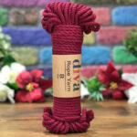 Diva Cotton Rope Yarn 8mm Bordeux 999