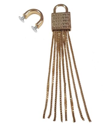 Μεταλλική φούντα (10cm) χρυσή 04