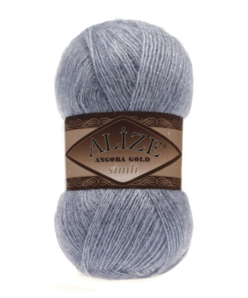 Angora Gold Simli Denim Melange 221