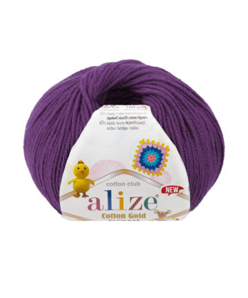 Cotton Gold Hobby New Dark Purple 122