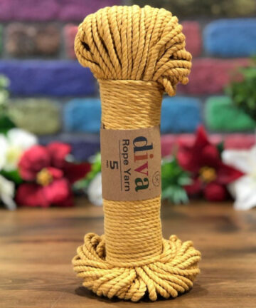 Rope Yarn 5mm Mustard 1974