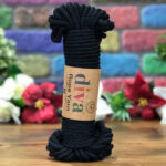 Diva Cotton Rope Yarn 8mm Black 2111