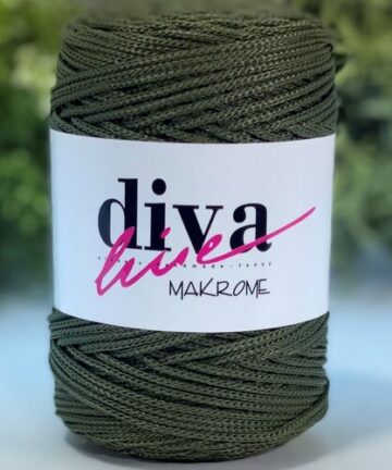 Diva Makrame 3mm Dark Green 193
