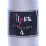 Hobitu makrome No4 Pearl White 01