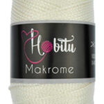 Hobitu makrome 2mm Vanilla 10
