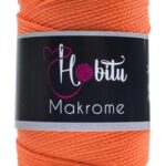 Hobitu makrome 2mm 120 Orange