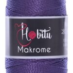 Hobitu makrome 2mm 142 Purple