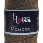 Hobitu makrome 2mm 208 Coffee