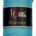 Hobitu makrome 2mm 230 Turquoise