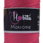 Hobitu makrome 2mm 80 Fuschia