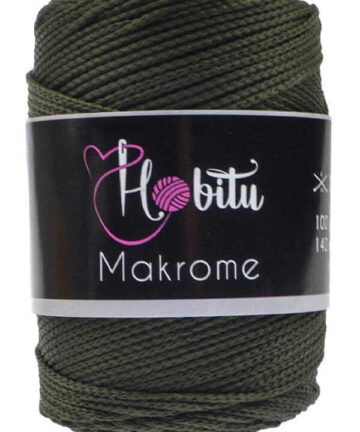 Hobitu makrome 2mm 195 Khaki
