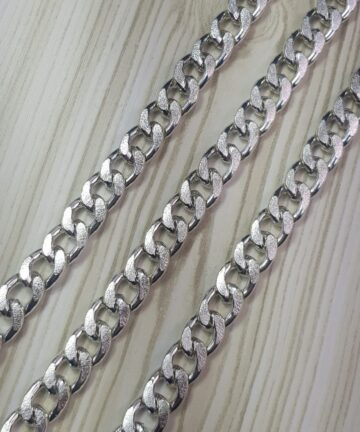 Αλυσίδα Ασημί (10x15mm) 1,00mt. 162-2