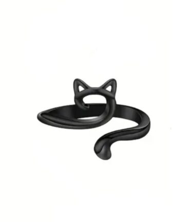 Δαχτυλίδια πλεξίματος  Μαύρο 02