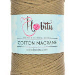 Hobitu Cotton Makrame 3mm  Vizon 168