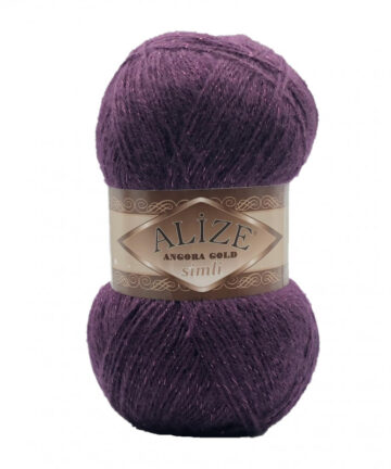 Angora Gold Simli Purple 111