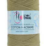 Hobitu Cotton Makrame 3mm Oil-Khaki 132