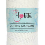 Hobitu Cotton Makrame 3mm White 151