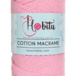 Hobitu Cotton Makrame 3mm Pink 162