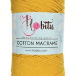 Hobitu Cotton Makrame 3mm Dark Yellow 164