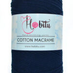 Hobitu Cotton Makrame 3mm Navy Blue 184