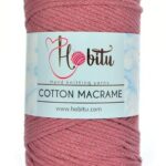 Hobitu Cotton Makrame 3mm Pink 192