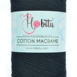Hobitu Cotton Makrame 3mm Black 150