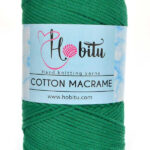 Hobitu Cotton Makrame 3mm  Green 159